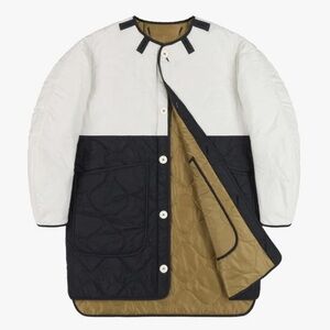 NWT Marfa Stance Colorblock Quilt Parka Coat Jacket